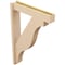 Ekena Millwork 5 1/2-in W x 26-in D x 38-in H Funston Block Rough Cedar Woodgrain TimberThane Outlooker, Primed Tan OUTUR055X26X38FST44RCPR - alternate 2